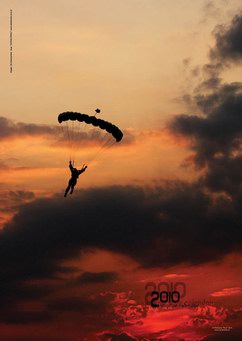 Kalendarz spadochronowy 2010 - ok�adka