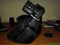 mocowanie aparatu fotograficznego do kasku spadochronowego